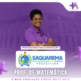 Imagem do Curso - Preparatório Saquarema +Aprovação - Professor Matemática