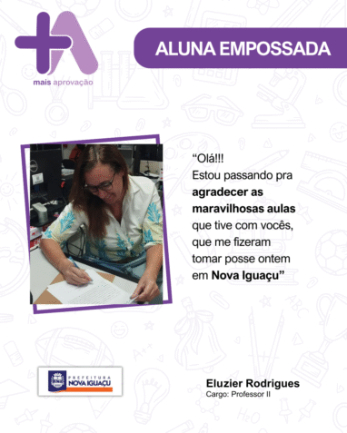 Aprovados Depoimentos - Eluzier Rodrigues