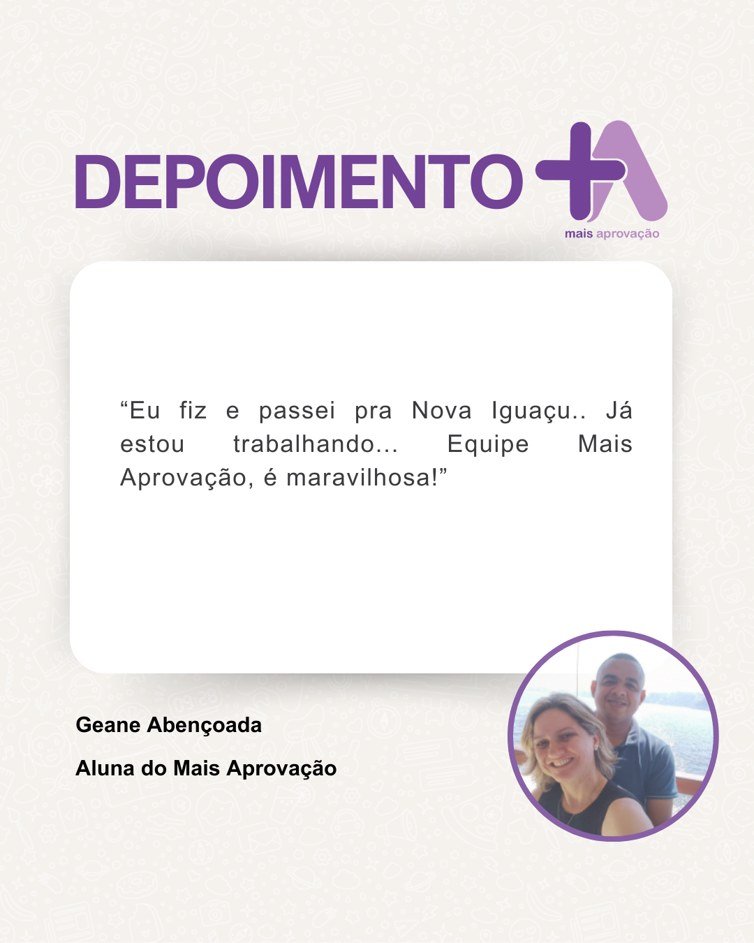 Depoimento - Geane Abençoada