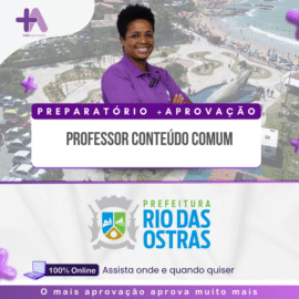Imagem do Curso - Preparatório +Aprovação Rio Das Ostras - Conteúdo Comum 