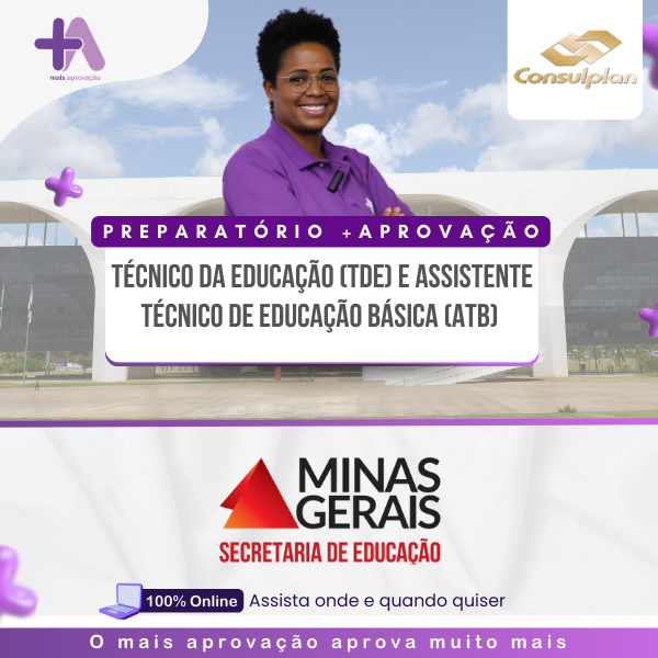 Imagem do Curso - Preparatório +Aprovação - TDE E ATB - SEE-MG