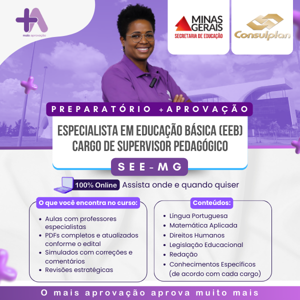 Imagem do Curso - Preparatório +Aprovação - (EEB) - SEE-MG