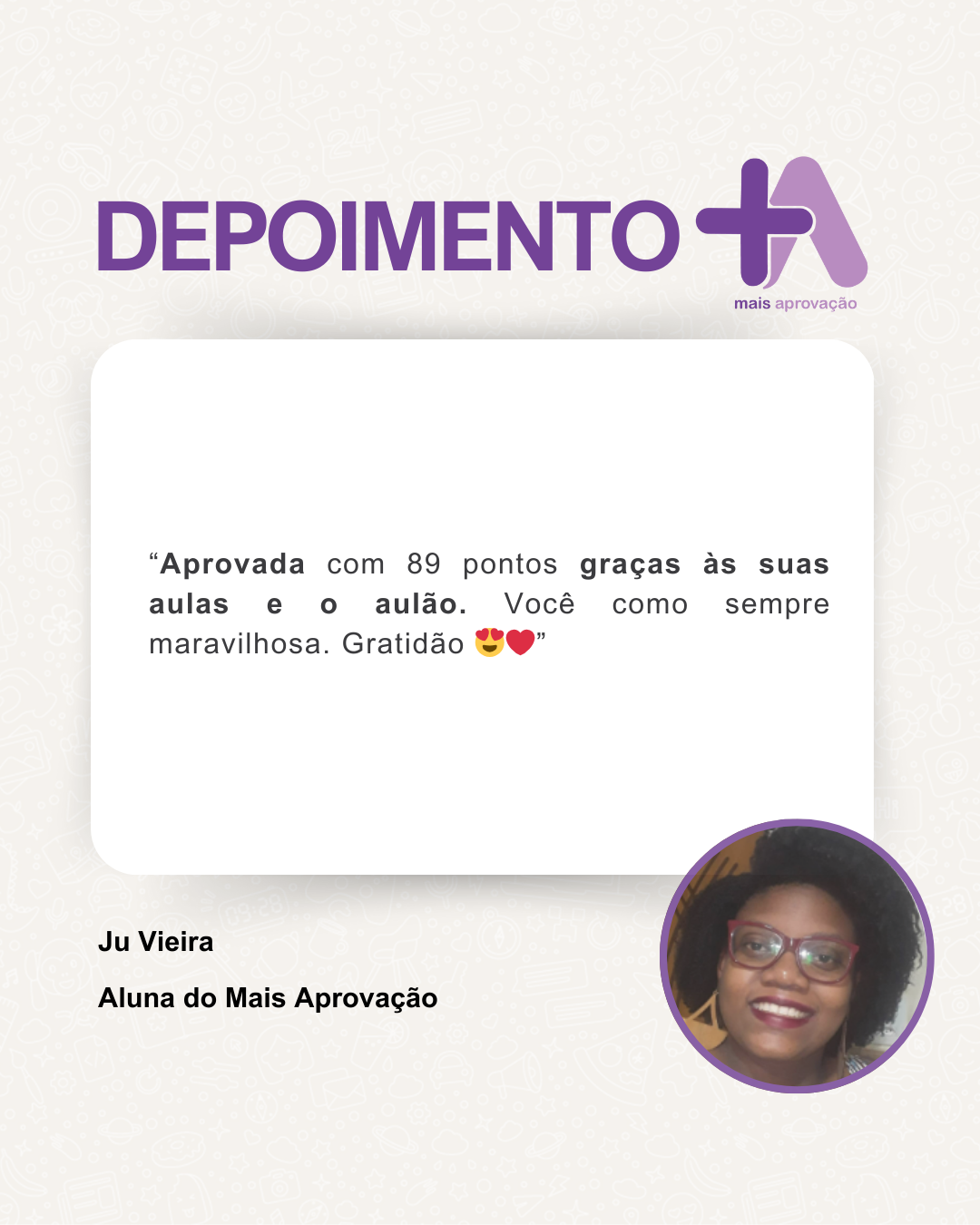 Depoimento - Ju Vieira