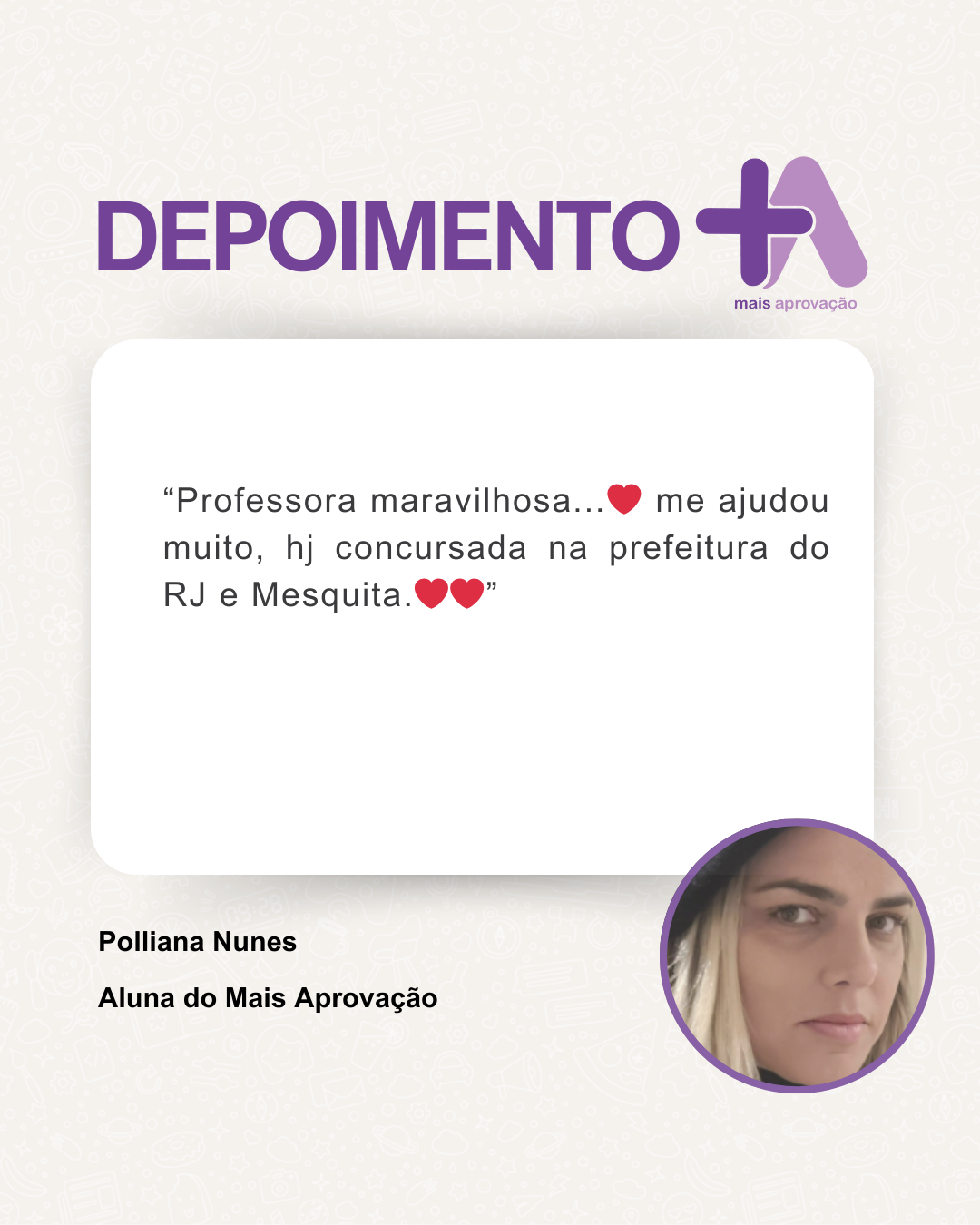 Depoimento - Polliana Nunes