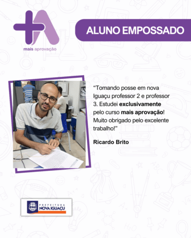 Aprovados Depoimentos - Ricardo Brito