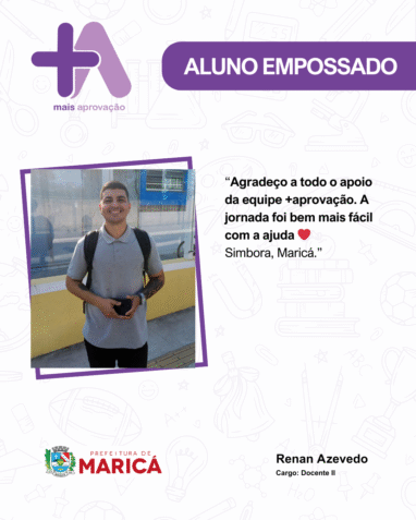 Aprovados Depoimentos - Renan Azevedo
