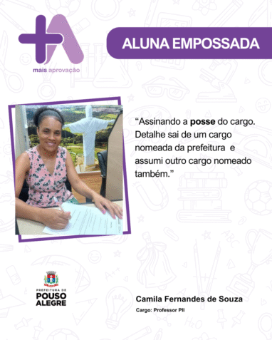 Aprovados Depoimentos - Camila Fernandes de Souza
