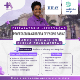 Imagem do Curso - +Aprovação IBC  – Professor de Ensino Básico Anos Iniciais do Ensino Fundamental