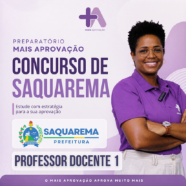 Imagem do Curso - Preparatório Concurso Professor Docente I Saquarema 2026 – Banca IBAM