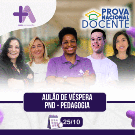 Imagem do Curso - Aulão de Véspera +Aprovação PND - Pedagogia