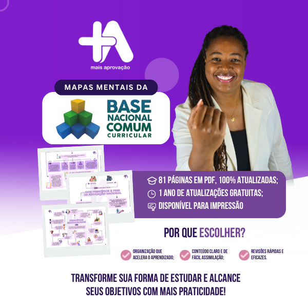 Imagem do Curso - Mapa mental - Base Nacional Comum Curricular
