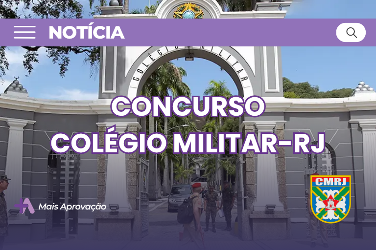 Concurso Colégio Militar RJ: 80 vagas para professor EBTT; inscrições em janeiro