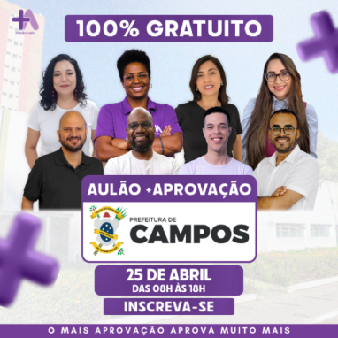 Banner Aulão Campos dos Goytacazes