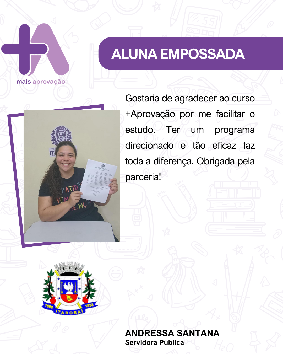 Aluno (a) - Andressa Santana