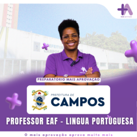 Imagem do Curso - Preparatório Campos de Goytacazes - Professor EAF -Língua Portuguesa