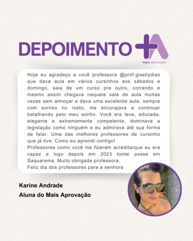 Depoimento - Karine Andrade