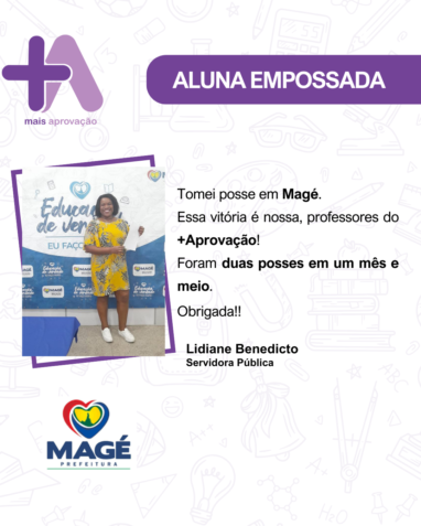 Aprovados Depoimentos - Lidiane Benedicto