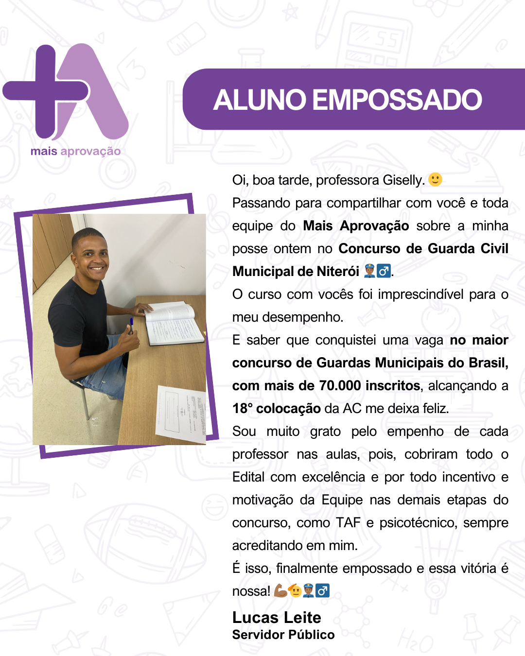 Aluno (a) - Lucas Leite