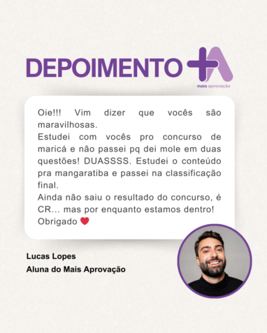 Depoimento - Lucas Lopes