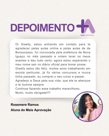 Depoimento - Rosemere Ramos
