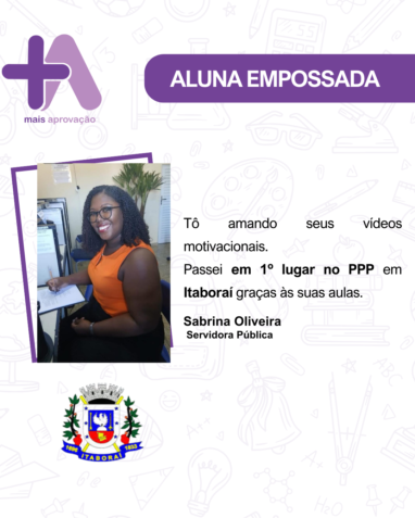 Aprovados Depoimentos - Sabrina Oliveira