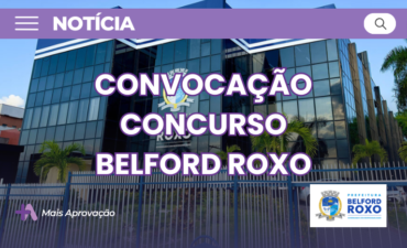 Convocação do concurso de Belford Roxo para a Educação é publicada no Diário Oficial