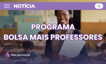 Imagem chamada para o post: Inscrições para o programa Bolsas Mais Professores terminam dia 19 de Janeiro