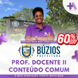 Imagem do Curso - Preparatório Búzios +Aprovação | Professor II - Conteúdo Comum