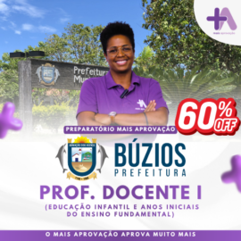 Imagem do Curso - Preparatório +Aprovação Búzios | Professor Docente I (Educação Infantil e Anos Iniciais do Ensino Fundamental)