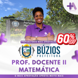 Imagem do Curso - Preparatório Búzios +Aprovação | Professor Docente II - Matemática