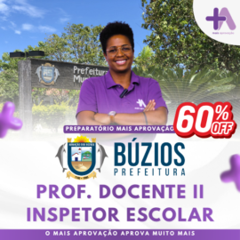 Imagem do Curso - Preparatório Búzios +Aprovação | Professor II - Inspetor Escolar