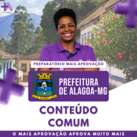 Imagem do Curso - Preparatório +Aprovação Alagoa/MG | Conteúdo Comum