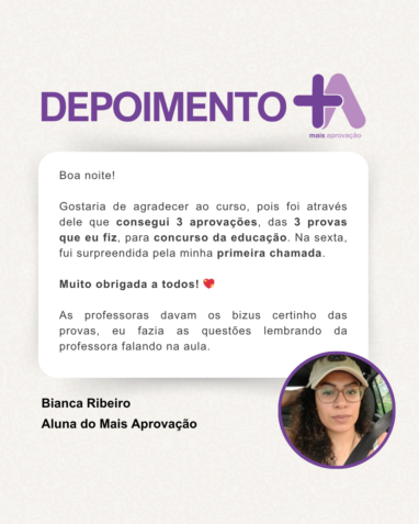 Depoimento - Bianca Ribeiro