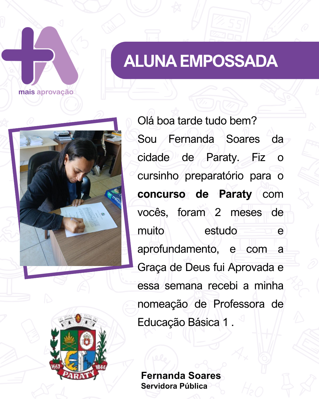 Aluno (a) - Fernanda Soares