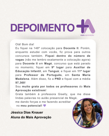 Depoimento - Jéssica Dias