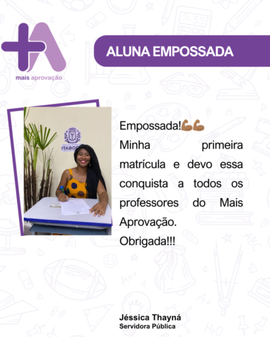 Aprovados Depoimentos - Jéssica Thayná