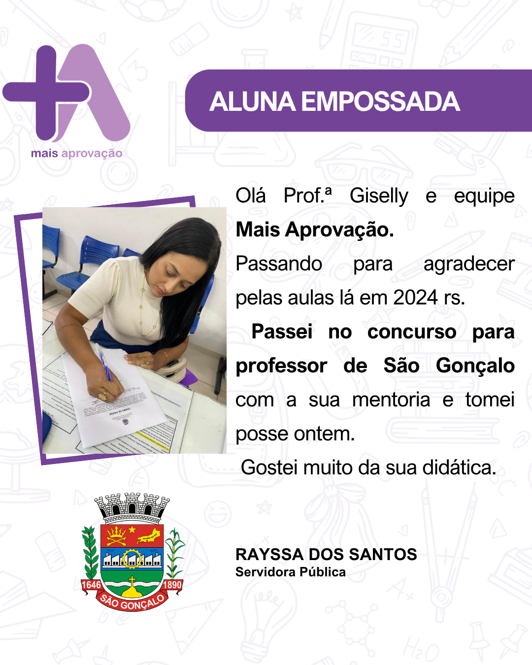 Aluno (a) - Rayssa dos Santos
