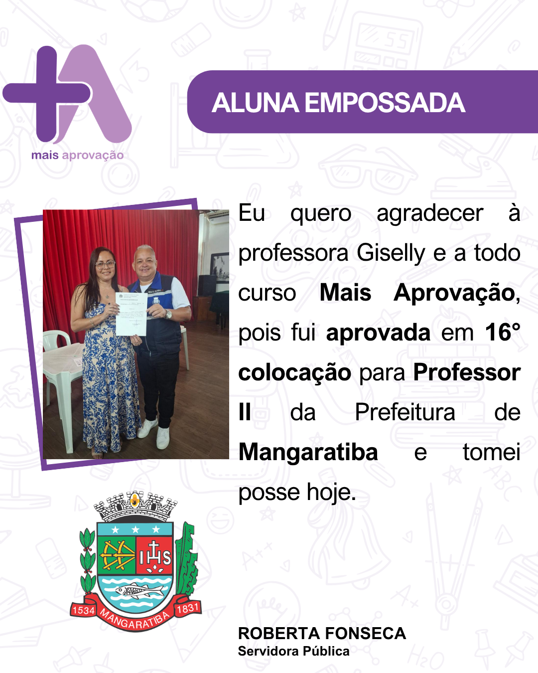 Aluno (a) - Roberta Fonseca