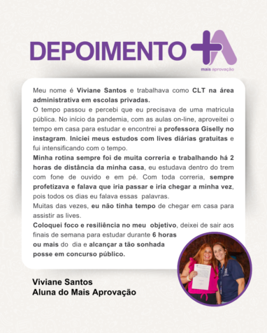 Depoimento - Viviane Santos