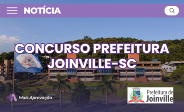 Imagem chamada para o post: Concurso Prefeitura de Joinville SC 2026 abre vagas na Educação com salários de até R$ 5,1 mil; inscrições já abertas
