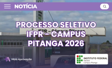 Imagem chamada para o post: IFPR Pitanga abre seleção para Professor Substituto em Educação Especial com remuneração inicial de R$ 4.478,03
