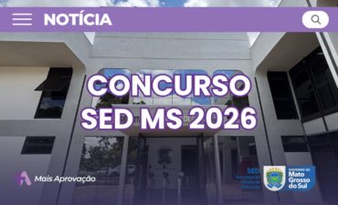 Imagem chamada para o post: Concurso SED MS 2026 avança e edital para 2 mil vagas de Professor pode sair a qualquer momento