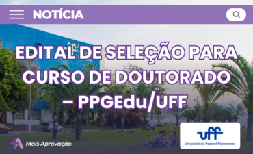 Imagem chamada para o post: UFF abre seleção para Doutorado em Educação 2026 com 32 vagas