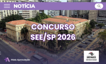Imagem chamada para o post: Processo Seletivo SEDUC-SP 2027: edital publicado para contratação temporária de professores