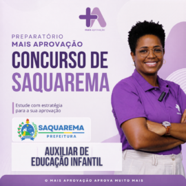 Imagem do Curso - Preparatório Saquarema +Aprovação – Auxiliar de Educação Infantil