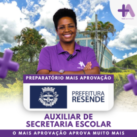 Imagem do Curso - Preparatório +Aprovação Resende - Auxiliar de Secretaria Escolar