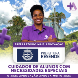 Imagem do Curso - Preparatório +Aprovação  Resende - Cuidador de Alunos com Necessidades Especiais