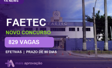 Imagem chamada para o post: Concurso FAETEC terá 829 vagas efetivas e deve começar em até 90 dias