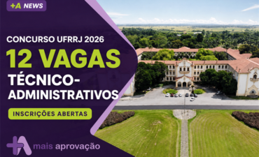 Imagem chamada para o post: Concurso UFRRJ 2026: edital abre 12 vagas para técnico-administrativos