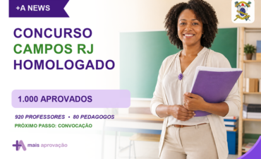 Imagem chamada para o post: Concurso Educação Campos dos Goytacazes é homologado; veja previsão de convocação